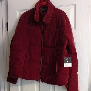 Simply Vera Vera Wang Red Velvet Jacket